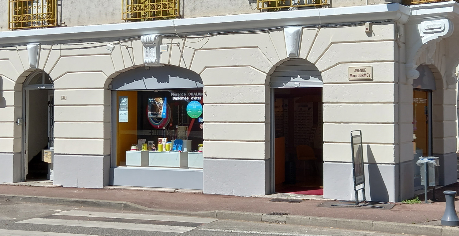 Nouvelle façade Chalvin Opticiens